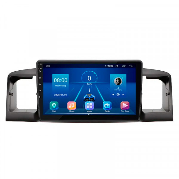 Штатная магнитола Lesko для BYD F3 II 2012-2018 экран 9" 6/128Gb 4G Wi-Fi GPS Top