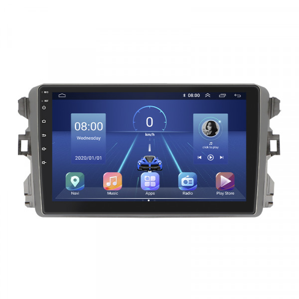 Штатная магнитола Lesko для BYD G3  2009-2014 экран 9" 2/32Gb Wi-Fi GPS Base