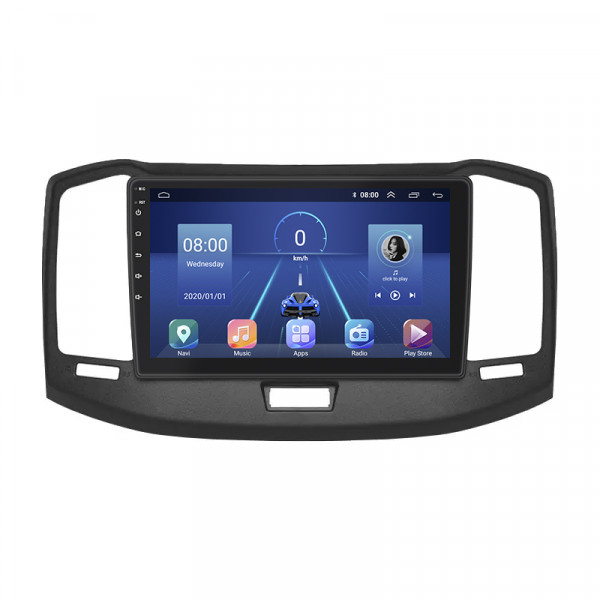 Штатная магнитола Lesko для Chery Bonus (A13)  2011-2014 экран 10" 2/32Gb Wi-Fi GPS Base