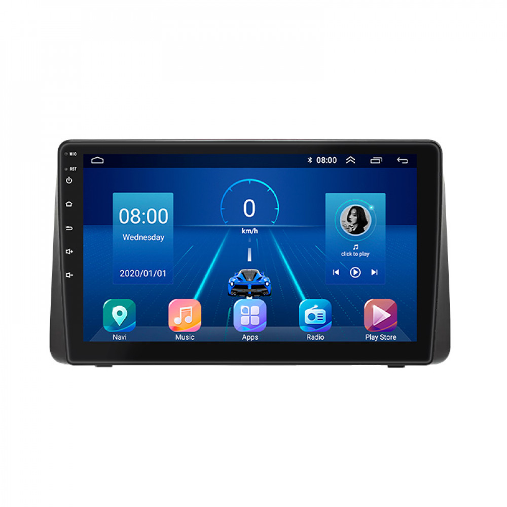 Штатная магнитола Lesko для Dodge Caravan V 2007-2020 экран 9" 6/128Gb 4G Wi-Fi GPS Top