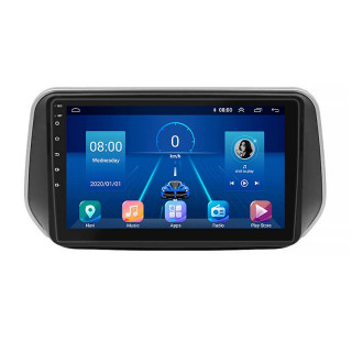 Штатная магнитола Lesko для Hyundai Santa Fe IV Рестайлинг 2020-н.в экран 10" 4/64Gb 4G Wi-Fi GPS Top