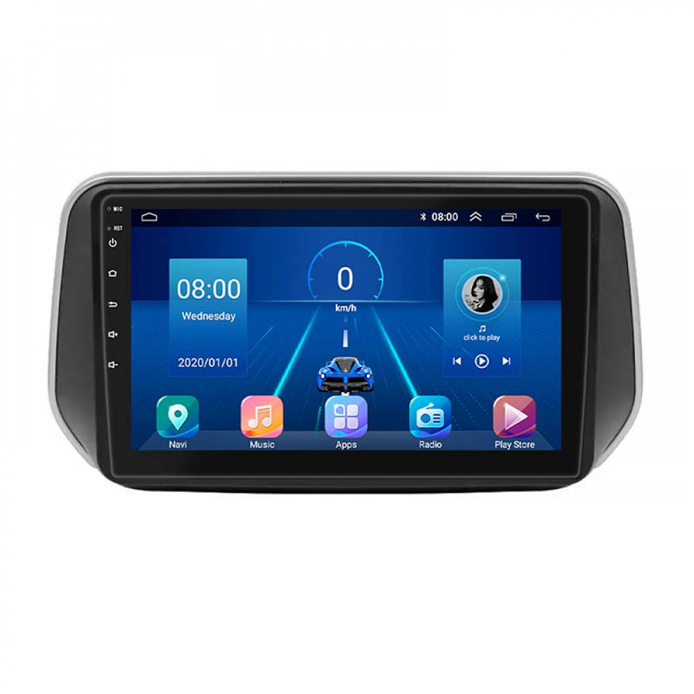 Штатная магнитола Lesko для Hyundai Santa Fe IV Рестайлинг 2020-н.в экран 10" 6/128Gb 4G Wi-Fi GPS Top