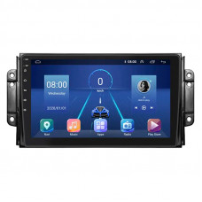 Штатная магнитола Lesko для Chery Tiggo 2 I 2016-2020 экран 9" 6/128Gb 4G Wi-Fi GPS Top