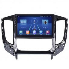 Штатная магнитола Lesko для Mitsubishi Pajero Sport III ver. 2 2015-2019 экран 9" 4/32Gb 4G Wi-Fi GPS Top