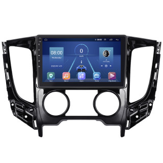 Штатная магнитола Lesko для Mitsubishi Pajero Sport III ver.1 2015-2019 экран 9" 4/64Gb 4G Wi-Fi GPS Top