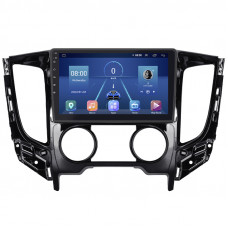 Штатная магнитола Lesko для Mitsubishi Pajero Sport III ver.1 2015-2019 экран 9" 6/128Gb 4G Wi-Fi GPS Top