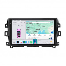 Штатная магнитола Lesko для Nissan NV300  2014-2016 экран 10" 4/64 QLED CarPlay 4G Wi-Fi GPS 360 Prime