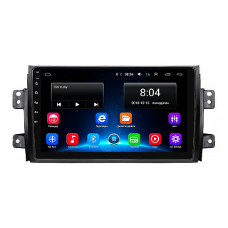 Штатная магнитола Lesko для Fiat Sedici  2005-2014 экран 9" 2/32Gb Wi-Fi GPS Base