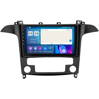 Штатная магнитола Lesko для Ford Galaxy II ver 2 2006-2010 экран 9" 4/64Gb CarPlay 4G Wi-Fi GPS Prime