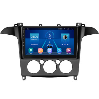 Штатная магнитола Lesko для Ford Galaxy II Рестайлинг ver 2 2010-2015 экран 9" 6/128Gb 4G Wi-Fi GPS Top