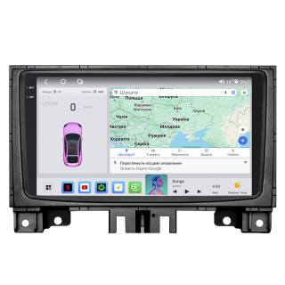 Штатная магнитола Lesko для Mercedes-Benz Sprinter II (W906) 2006-2013 экран 9" 4/64 QLED CarPlay 4G Wi-Fi GPS 360 Prime
