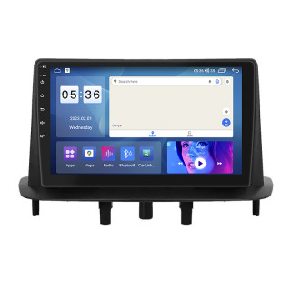 Штатная магнитола Lesko для Renault Megane III 2008-2014 экран 9" 4/64Gb CarPlay 4G Wi-Fi GPS Prime