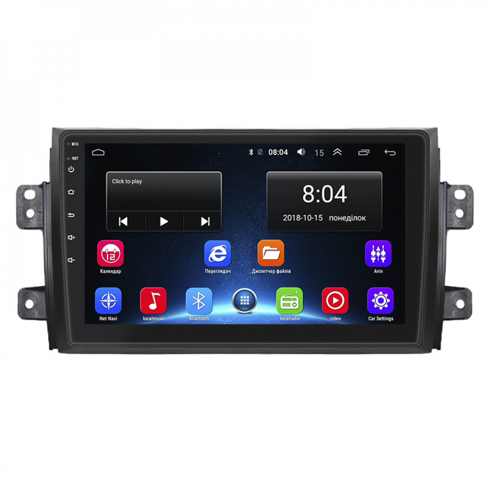 Штатная магнитола Lesko для Suzuki SX4 I (Classic) 2006-2009 экран 9" 2/32Gb Wi-Fi GPS Base