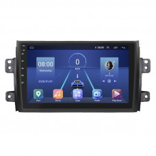 Штатная магнитола Lesko для Suzuki SX4 I (Classic) 2006-2009 экран 9" 2/32Gb 4G Wi-Fi GPS Top