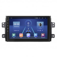 Штатная магнитола Lesko для Suzuki SX4 I (Classic) Рестайлинг 2009-2014 экран 9" 4/64Gb 4G Wi-Fi GPS Top