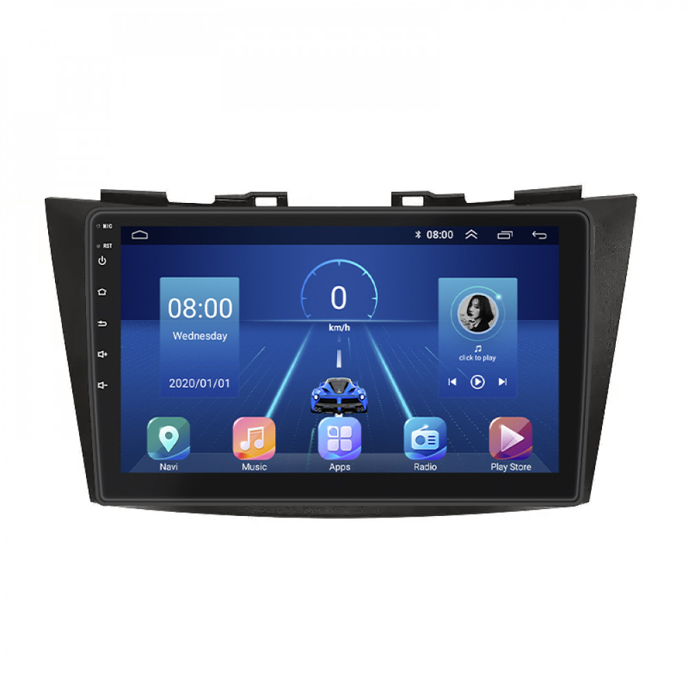 Штатная магнитола Lesko для Suzuki Swift IV Рестайлинг 2013-2017 экран 9" 2/32Gb 4G Wi-Fi GPS Top