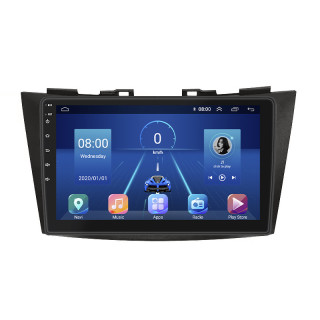 Штатная магнитола Lesko для Suzuki Swift IV Рестайлинг 2013-2017 экран 9" 4/32Gb 4G Wi-Fi GPS Top