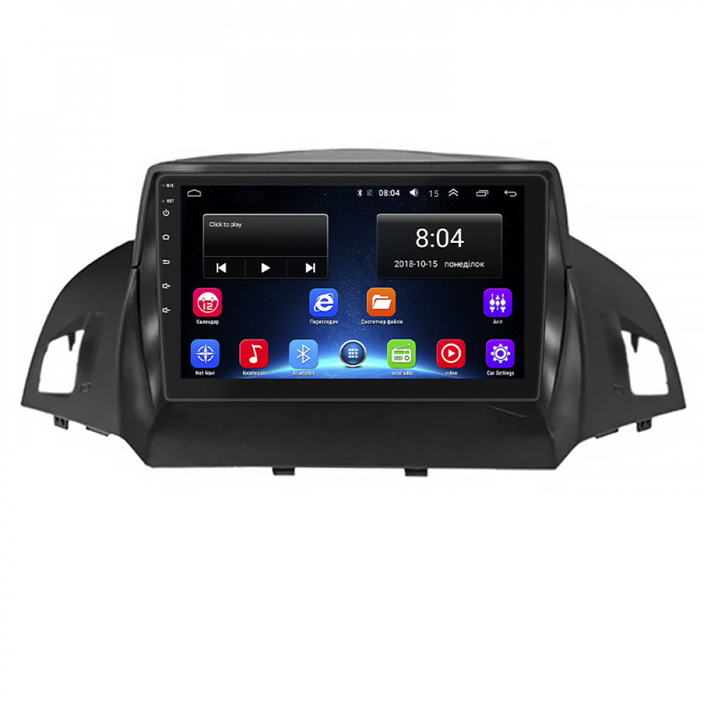 Штатная магнитола Lesko для Ford C-MAX II 2010-2015 экран 9" 2/32Gb Wi-Fi GPS Base