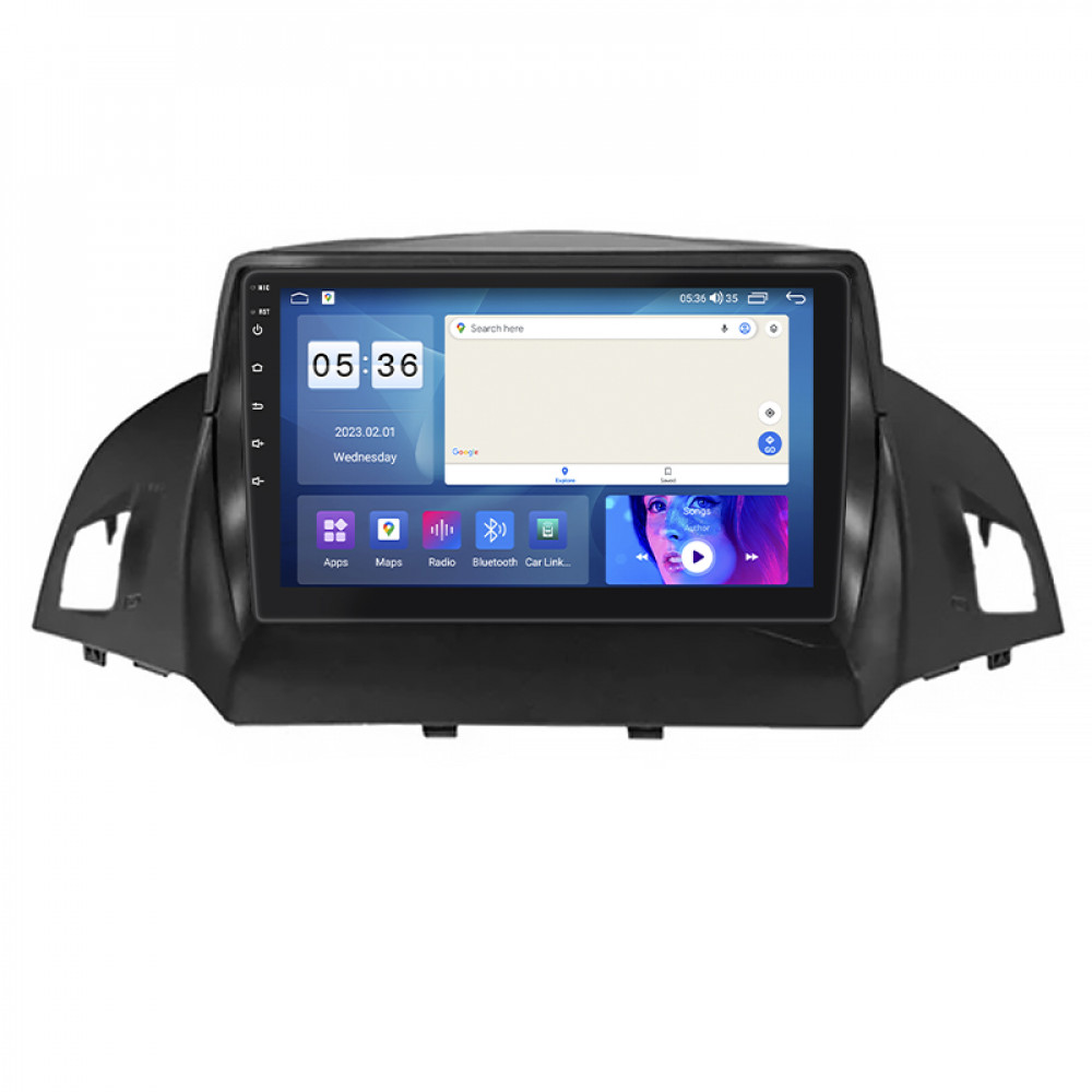 Штатная магнитола Lesko для Ford C-MAX II 2010-2015 экран 9" 2/32Gb CarPlay 4G Wi-Fi GPS Prime