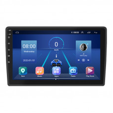 Штатная магнитола Lesko для Opel Agila A 2000-2004 экран 9" 4/32Gb 4G Wi-Fi GPS Top