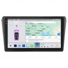 Штатная магнитола Lesko для Toyota Avensis II Рестайлинг 2006-2009 экран 9" 4/64 QLED CarPlay 4G Wi-Fi GPS 360 Prime