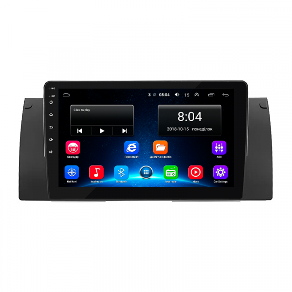 Штатная магнитола Lesko для BMW 5 серии IV (E39) 1995-2000 экран 9" 2/32Gb Wi-Fi GPS Base