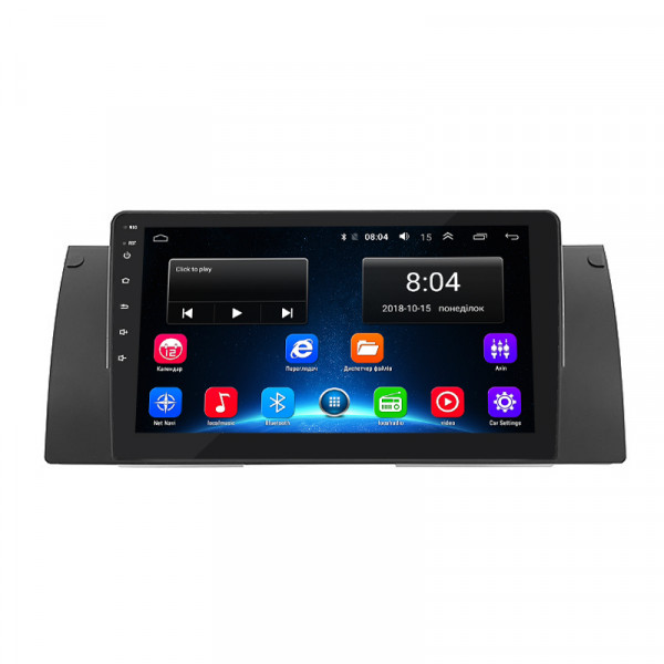 Штатная магнитола Lesko для BMW 5 серии IV (E39) Рестайлинг 2000-2004 экран 9" 2/32Gb Wi-Fi GPS Base