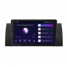 Штатная магнитола Lesko для BMW 5 серии IV (E39) Рестайлинг 2000-2004 экран 9" 4/64Gb CarPlay 4G Wi-Fi GPS Prime