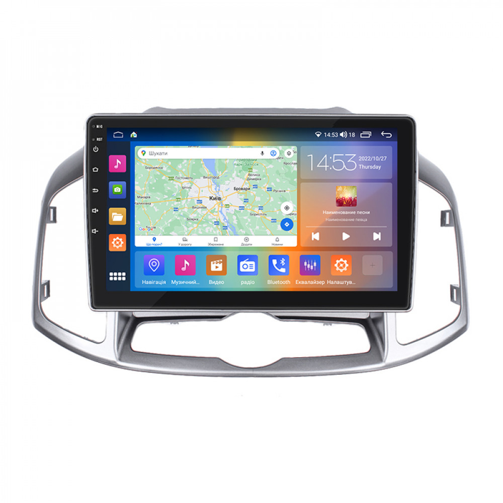 Штатная магнитола Lesko для Chevrolet Captiva I Рестайлинг 2011-2013 экран 10" 2/32Gb CarPlay 4G Wi-Fi GPS Prime