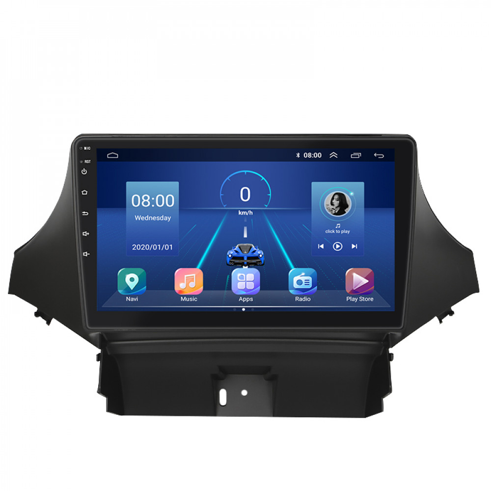 Штатная магнитола Lesko для Chevrolet Orlando I 2010-2018 экран 9" 6/128Gb 4G Wi-Fi GPS Top