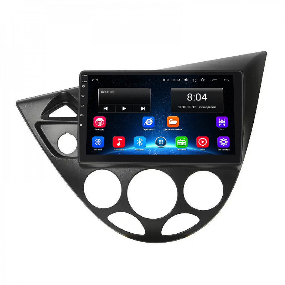 Штатная магнитола Lesko для Ford Focus I 1998-2001 экран 9" 2/32Gb Wi-Fi GPS Base