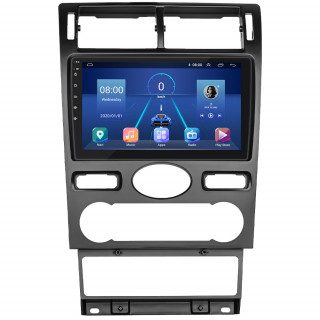 Штатная магнитола Lesko для Ford Mondeo III 2000-2003 экран 9" 4/32Gb 4G Wi-Fi GPS Top