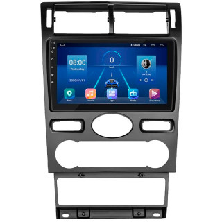 Штатная магнитола Lesko для Ford Mondeo III Рестайлинг 2003-2007 экран 9" 6/128Gb 4G Wi-Fi GPS Top