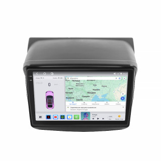 Штатная магнитола Lesko для Mitsubishi L200 IV 2006-2014 экран 9" 4/64 QLED CarPlay 4G Wi-Fi GPS 360 Prime