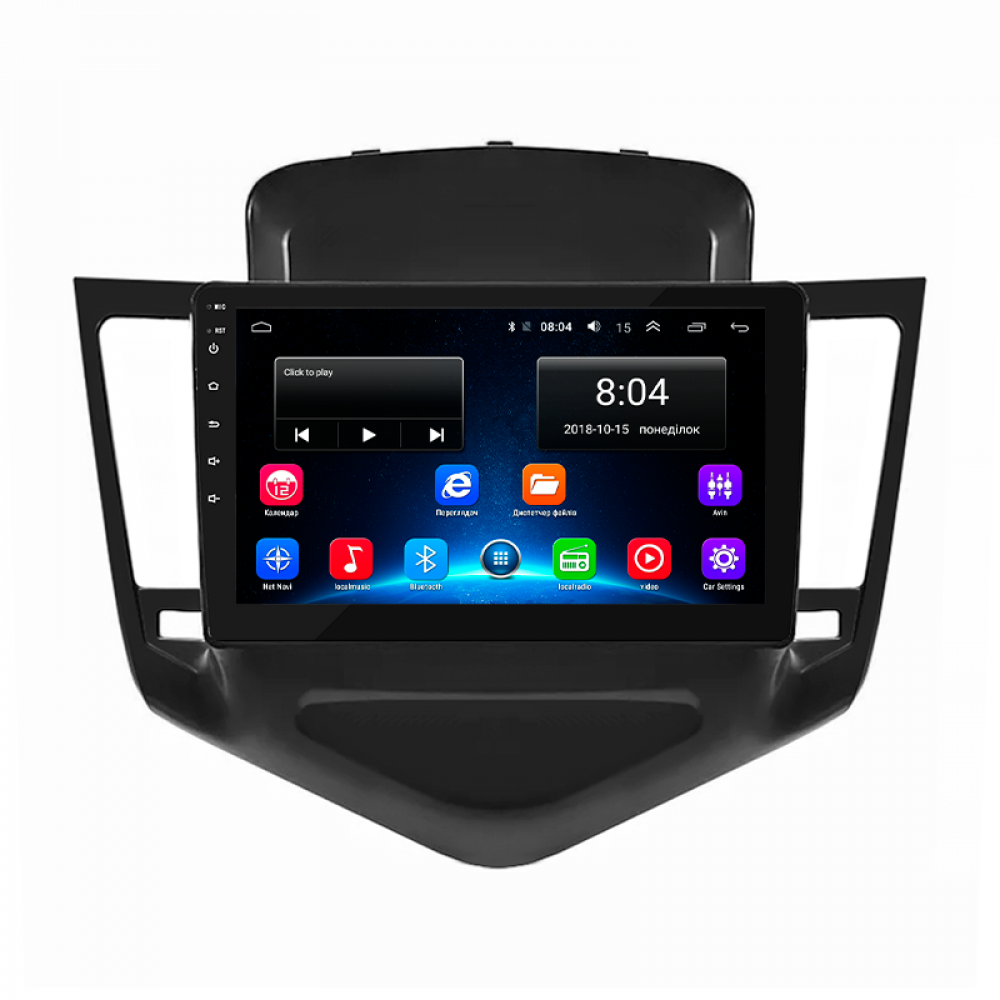 Штатная магнитола Lesko для Chevrolet Cruze I 2008-2012 экран 9" 2/32Gb Wi-Fi GPS Base