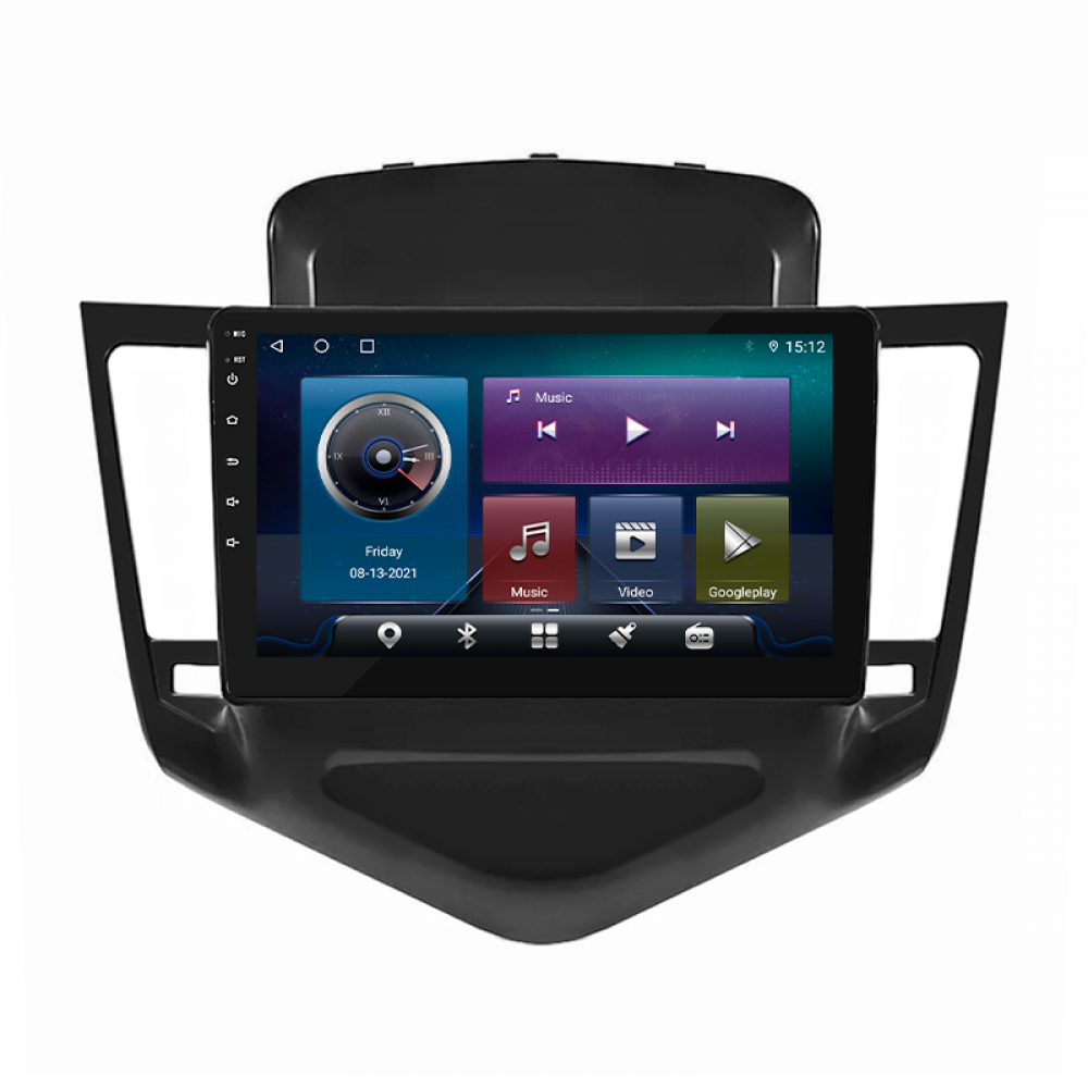 Штатная магнитола Lesko для Chevrolet Cruze I 2008-2012 экран 9" 4/64Gb 4G Wi-Fi GPS Top