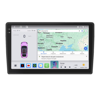 Штатная магнитола Lesko для Citroen Berlingo II Рестайлинг 2012-2015 экран 9" 4/64 QLED CarPlay 4G Wi-Fi GPS 360 Prime