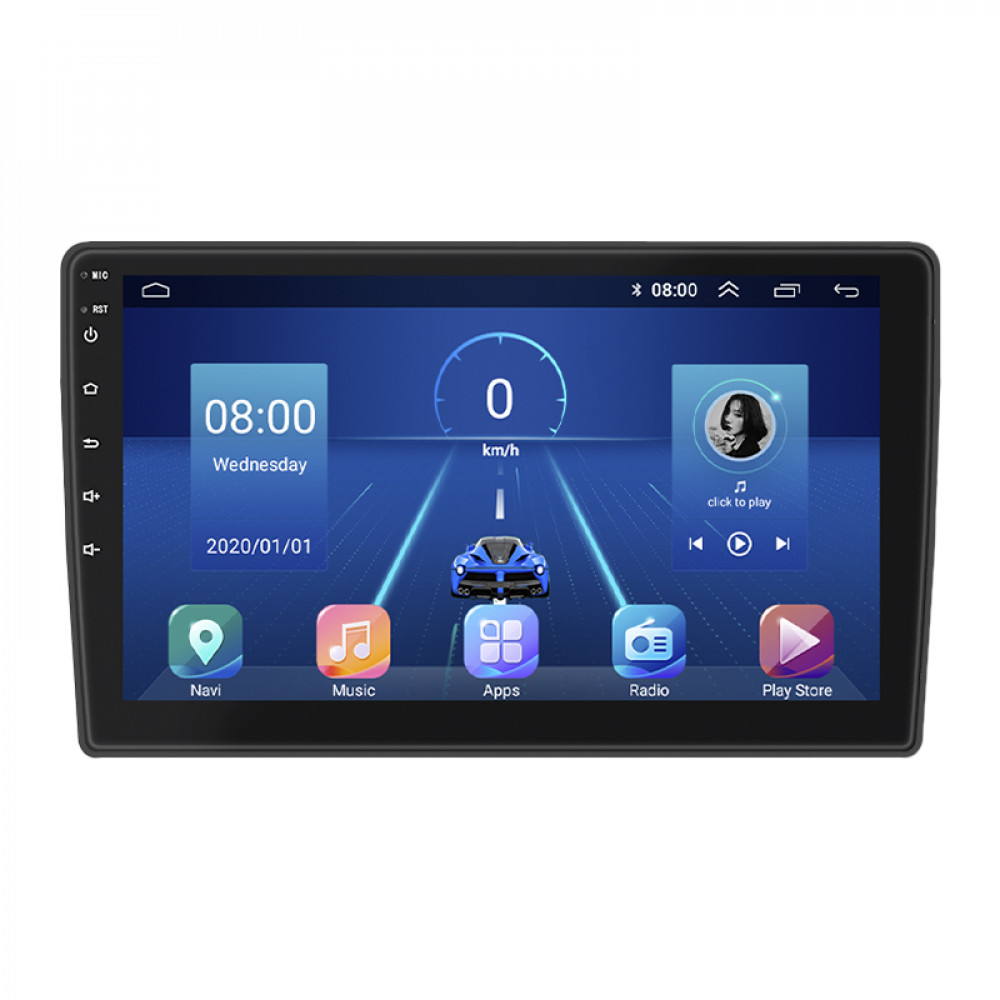 Штатная магнитола Lesko для Citroen C5 II 2008-2016 экран 10" 2/32Gb 4G Wi-Fi GPS Top