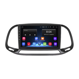 Штатная магнитола Lesko для Fiat Doblo II Рестайлинг 2015-н.в. экран 9" 2/32Gb Wi-Fi GPS Base