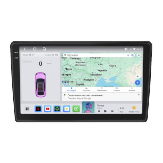 Штатная магнитола Lesko для Fiat Scudo II 2007-2016 экран 9" 4/64 QLED CarPlay 4G Wi-Fi GPS 360 Prime