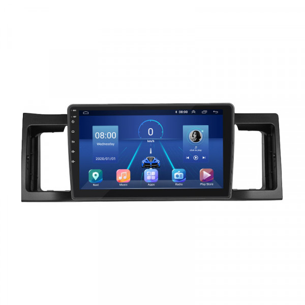 Штатная магнитола Lesko для Geely FC (Vision)  2006-2011 экран 9" 4/64Gb 4G Wi-Fi GPS Top