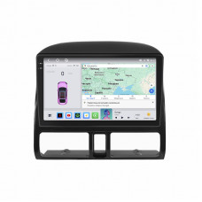 Штатная магнитола Lesko для Honda CR-V II 2001-2004 экран 9" 4/64 QLED CarPlay 4G Wi-Fi GPS 360 Prime