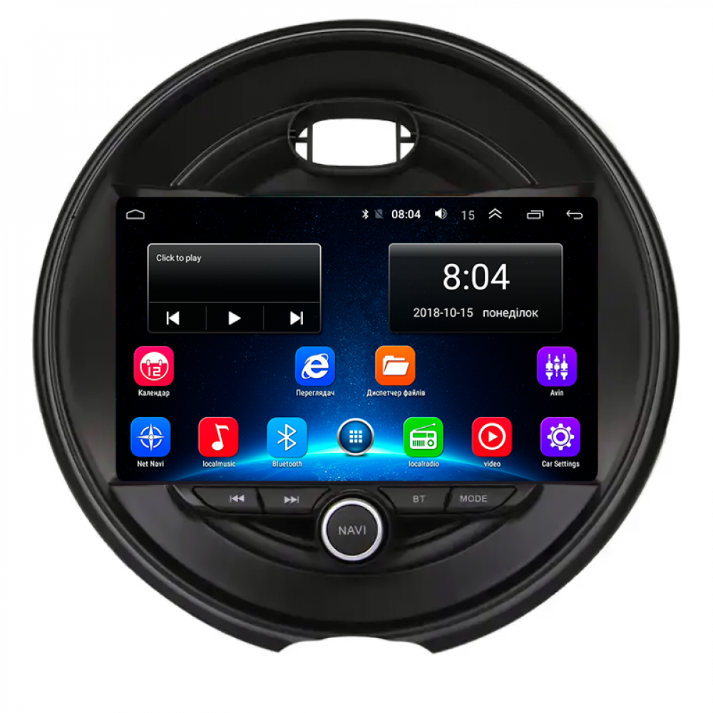 Штатная магнитола Lesko для MINI Clubman II 2015-2019 экран 9" 2/32Gb Wi-Fi GPS Base