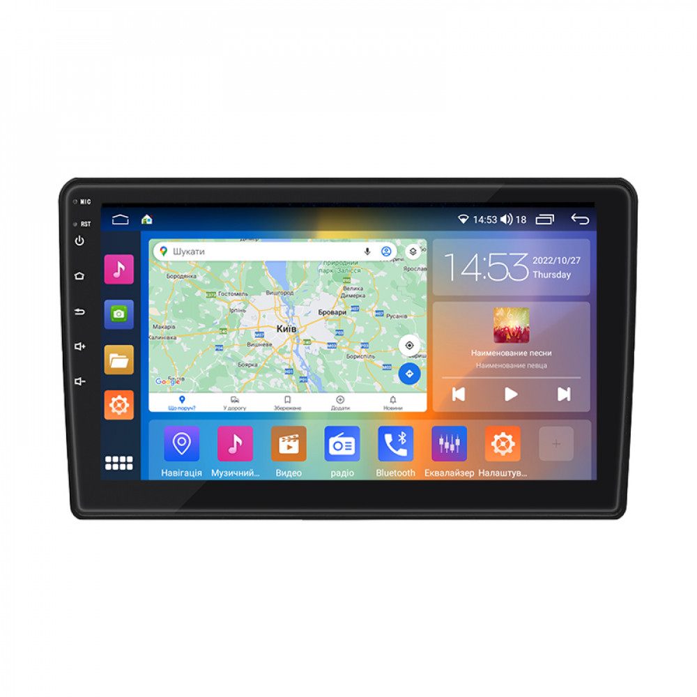 Штатная магнитола Lesko для Mitsubishi Airtrek  2001-2008 экран 10" 4/64Gb CarPlay 4G Wi-Fi GPS Prime