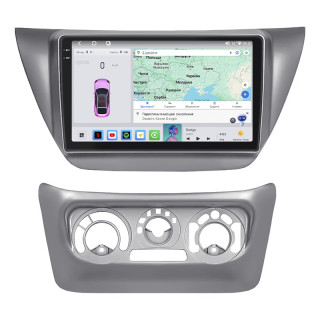 Штатная магнитола Lesko для Mitsubishi Lancer Evolution VIII 2003-2005 экран 9" 4/64 QLED CarPlay 4G Wi-Fi GPS 360 Prime