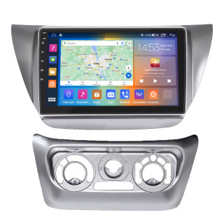 Штатная магнитола Lesko для Mitsubishi Lancer IX Рестайлинг 2005-2010 экран 9" 4/64Gb CarPlay 4G Wi-Fi GPS Prime