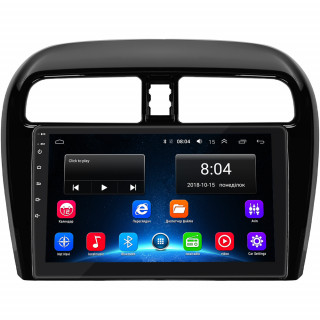 Штатная магнитола Lesko для Mitsubishi Mirage VI 2012-2015 экран 9" 2/32Gb Wi-Fi GPS Base