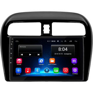 Штатная магнитола Lesko для Mitsubishi Mirage VI Рестайлинг 2 2019-н.в. экран 9" 2/32Gb Wi-Fi GPS Base