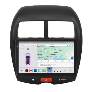 Штатная магнитола Lesko для Mitsubishi RVR III 2010-2012 экран 10" 4/64 QLED CarPlay 4G Wi-Fi GPS 360 Prime