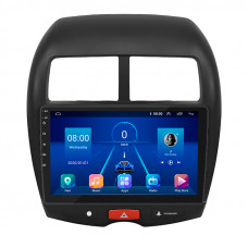 Штатная магнитола Lesko для Mitsubishi RVR III 2010-2012 экран 10" 6/128Gb 4G Wi-Fi GPS Top